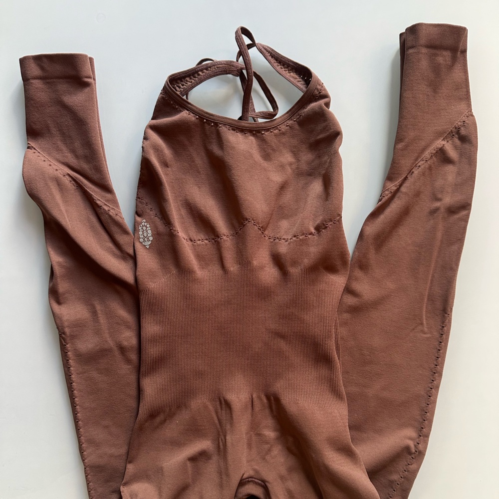 FP Movement by Free People Brown Bodysuit